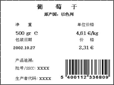 零售-商品標(biāo)簽