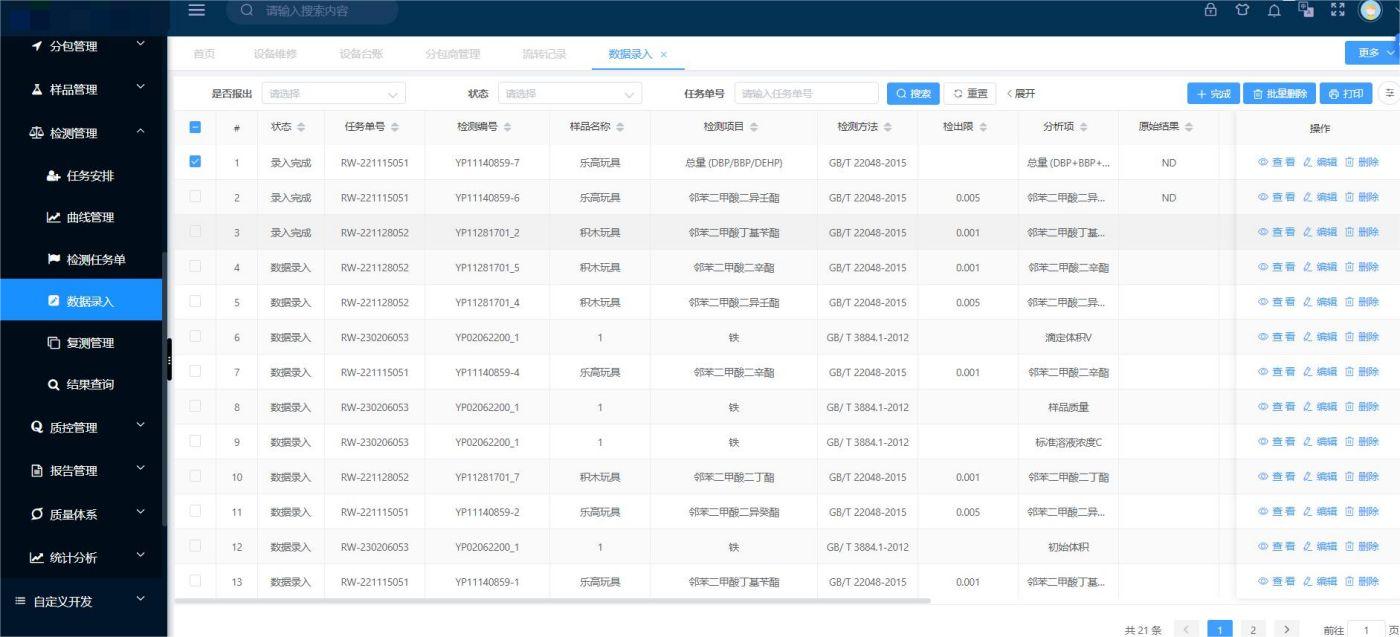 汽車零部件企業LIMS實驗室信息管理系統案例(圖2)